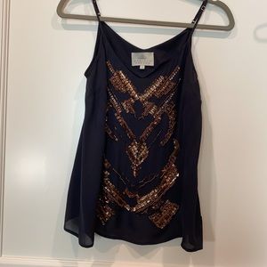 Madison Marcus beaded tank